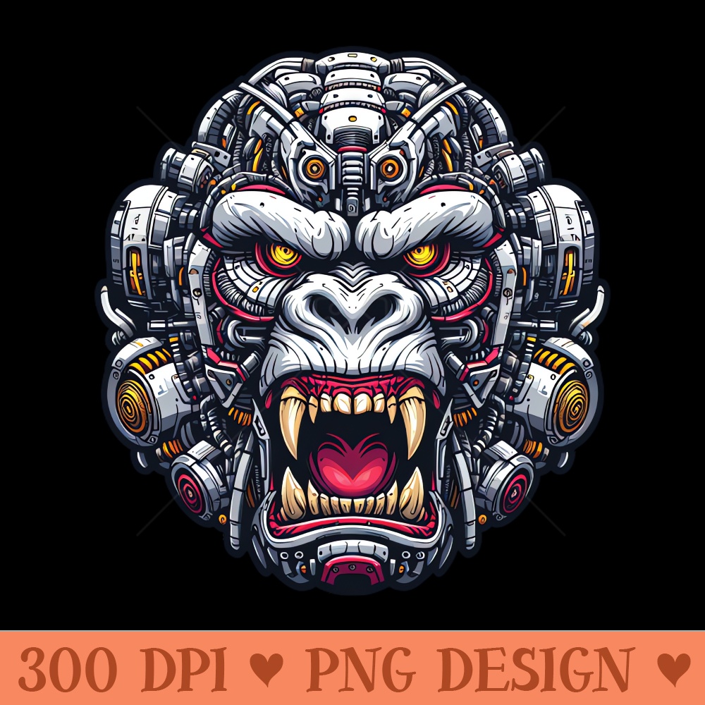 Mecha Apes S02 D79 - PNG Illustrations - Flexibility