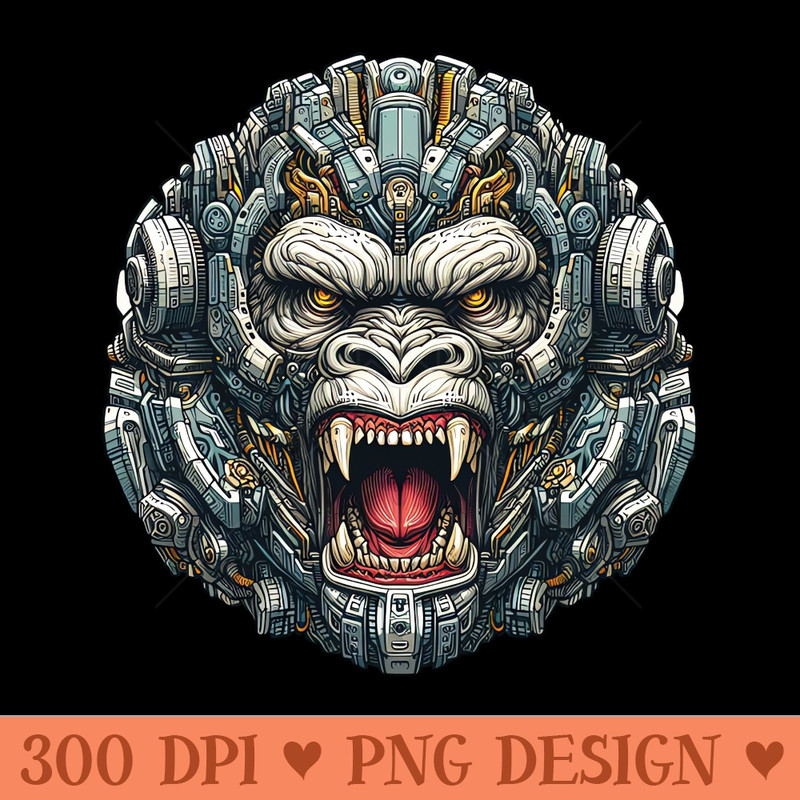 Mecha Apes S03 D07 - High-Quality PNG Download - Customer Support