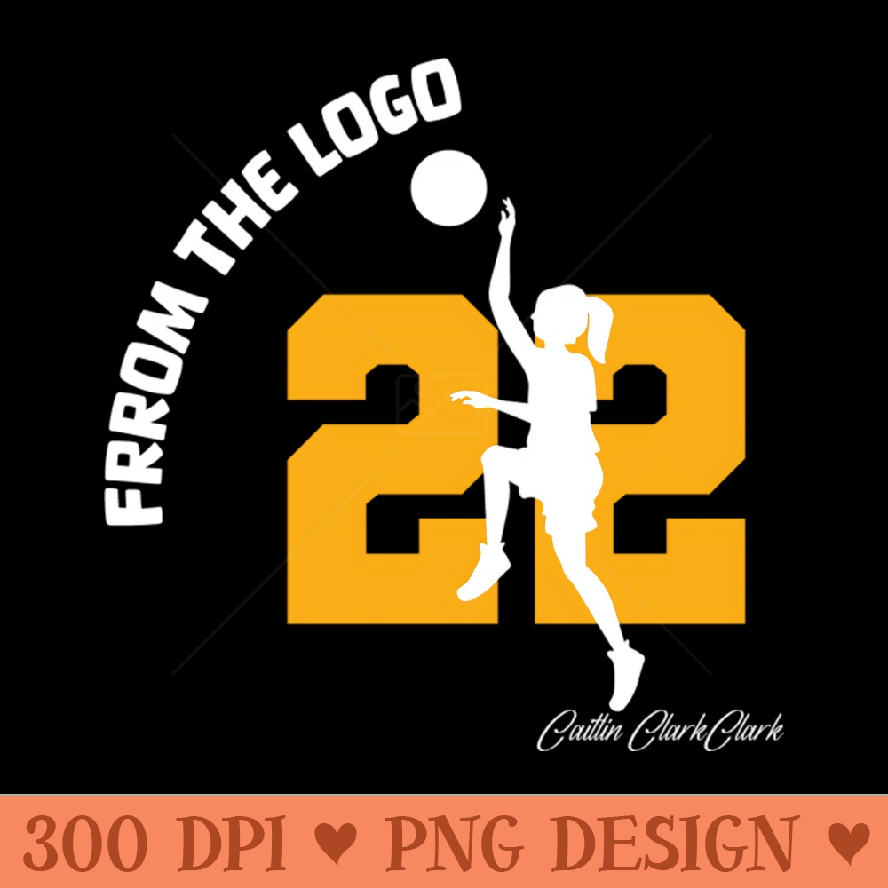 from the logo caitlin clark 22 - Digital PNG Art - Unique