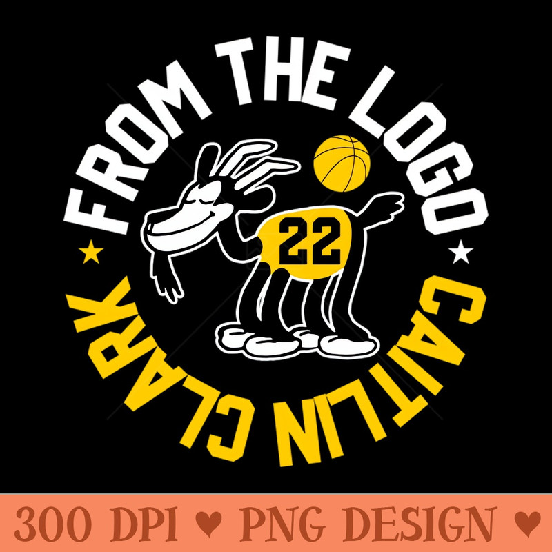 Caitlin Clark GOAT 7, Classic Steamboat Willie Goat - PNG Downloadable Art - Convenience