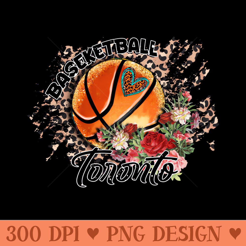 Aesthetic Pattern Toronto Basketball Gifts Vintage Styles - PNG Graphics - Unique