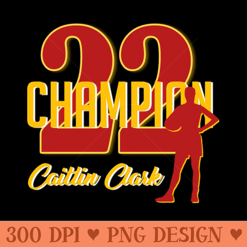 Caitlin Clark - Digital PNG Download - Customer Support