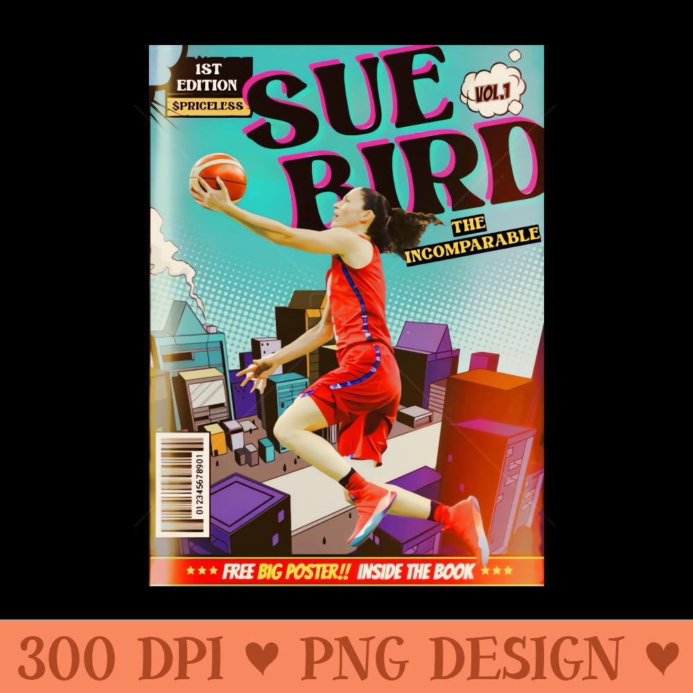 sue bird comic book - Sublimation PNG Designs - Customer Support