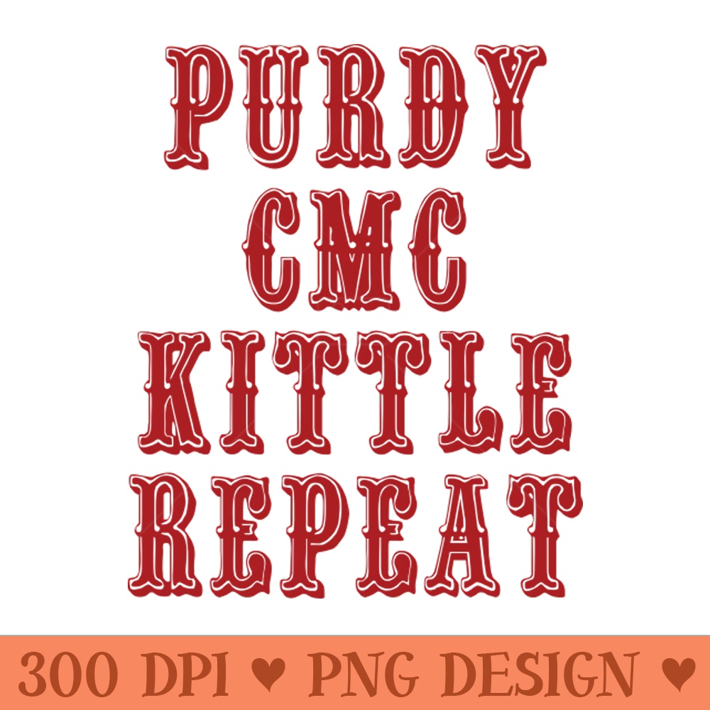 Purdy CMC Kittle Repeat - PNG Downloadable Resources - Variety