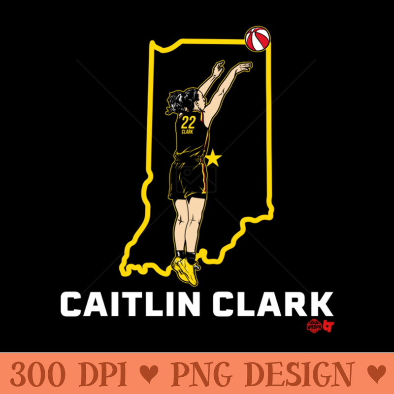 Caitlin Clark State Star Indiana Basketball - PNG Download Collection - Good Value