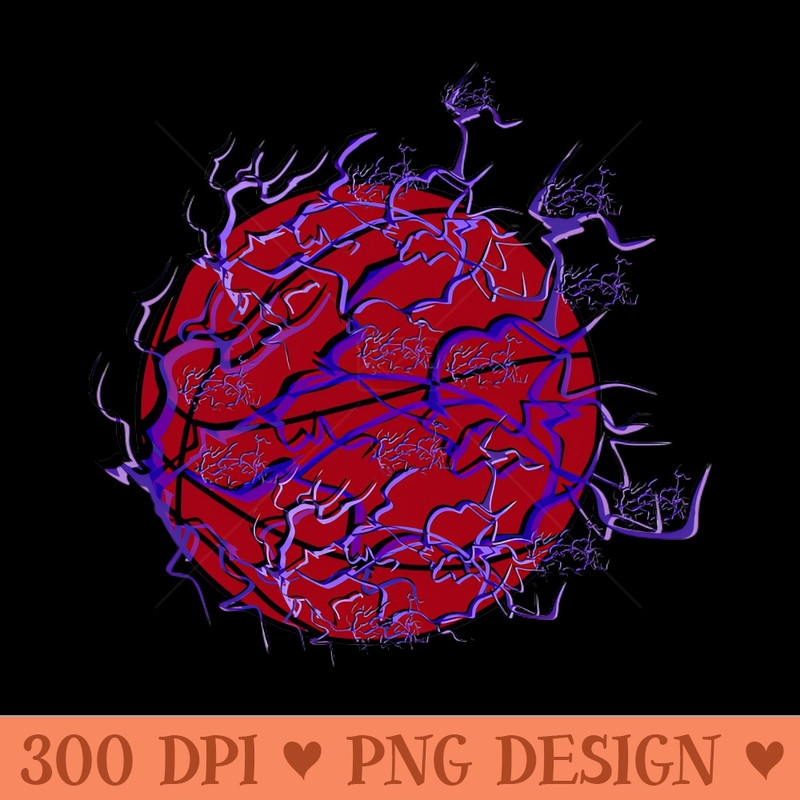 Lightning Basketball. - High-Quality PNG Download - Unique