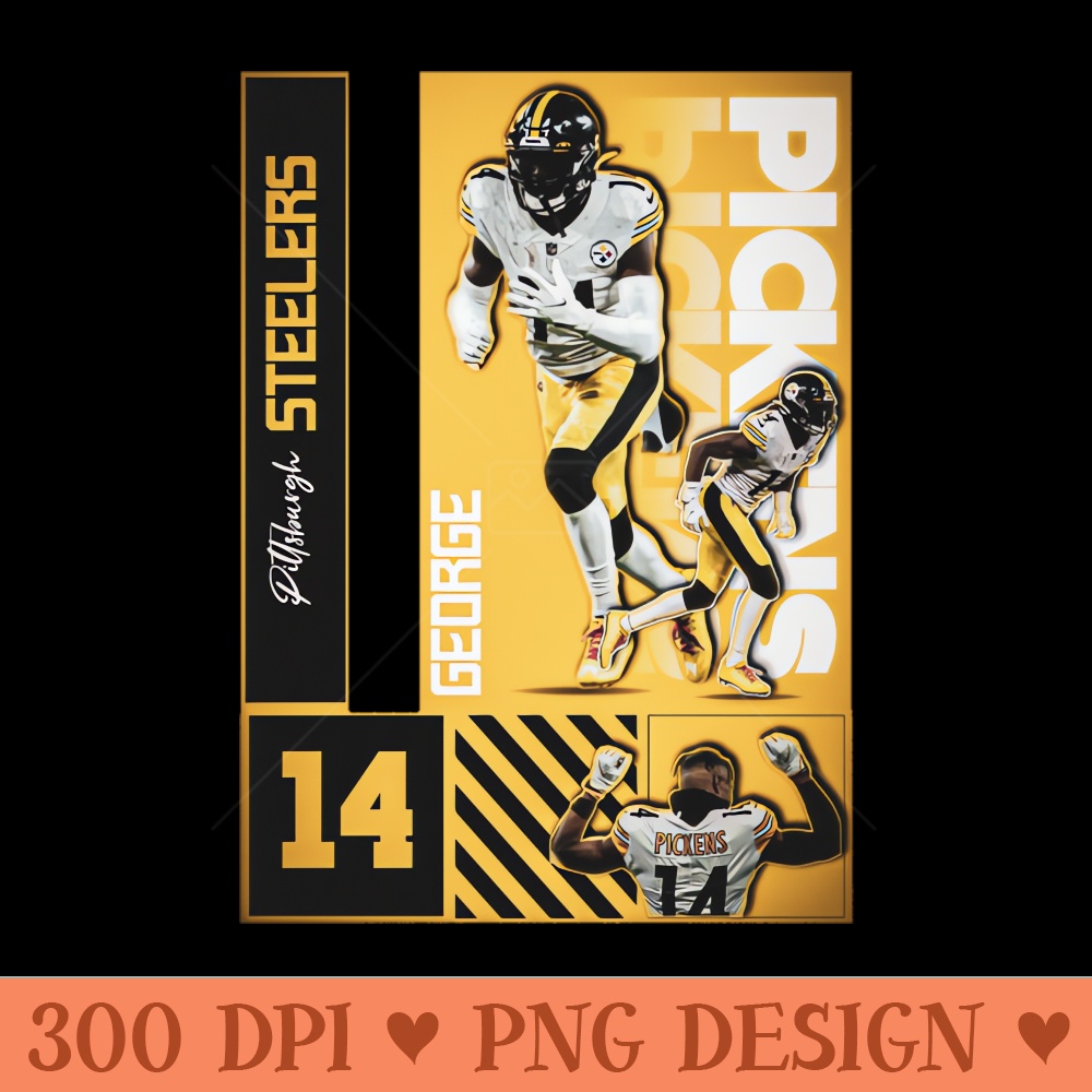 George Pickens 14 - Vector PNG Download - Professional Design