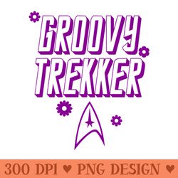 star trek groovy trekker tie dye - downloadable png