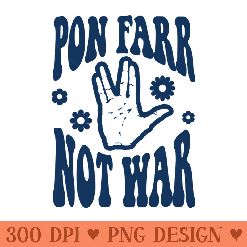 STAR TREK Pon Farr Not War 60s style Tie dye 2.0 - PNG Image Downloads - High Quality 300 DPI