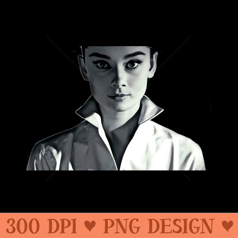 Old School Cool Audrey Hepburn - Free PNG Downloads - Latest Updates