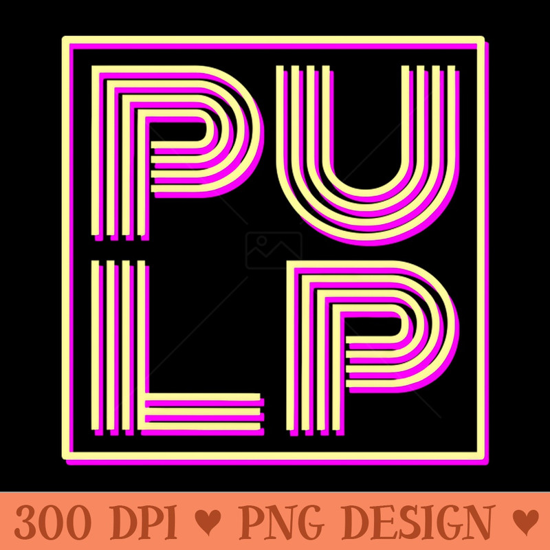 pulp - Digital PNG Art - Popularity
