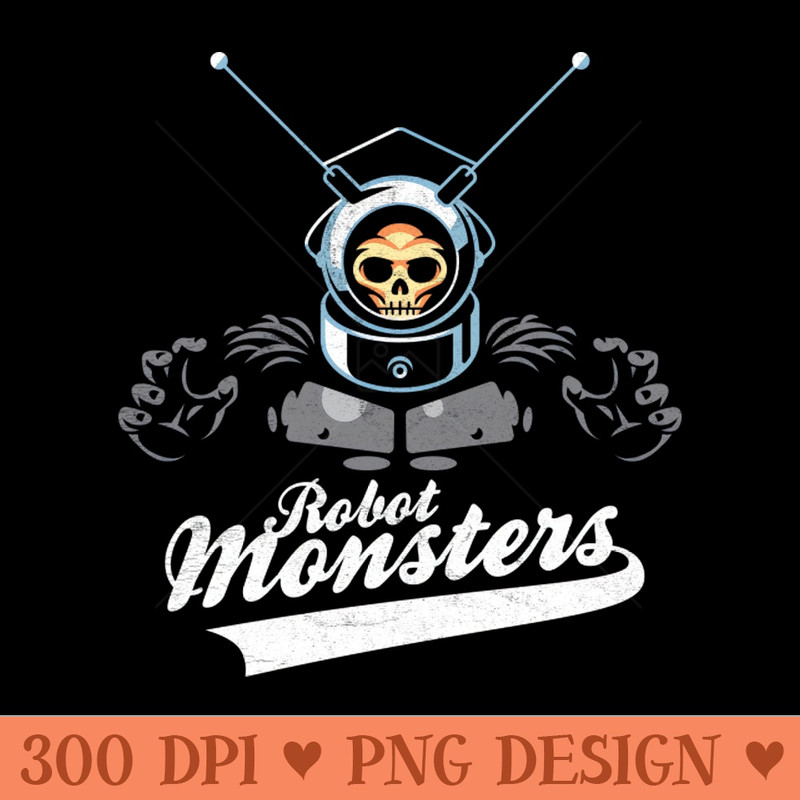 Robot Monster Plain - PNG Download Store - High Quality 300 DPI