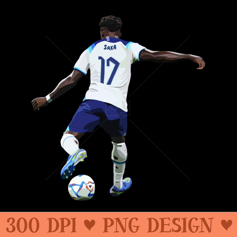 Bukayo Saka - Digital PNG Files - Flexibility