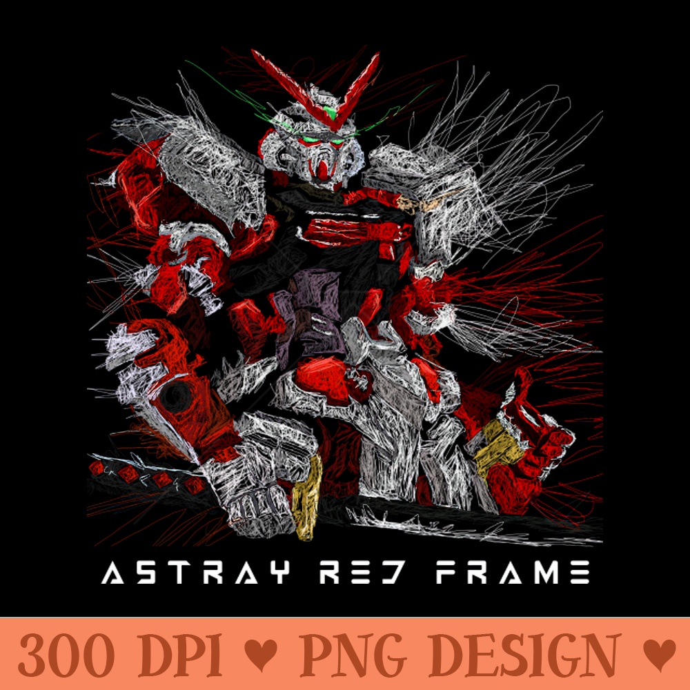 Astray Red on Scribble - PNG Graphics - Flexibility