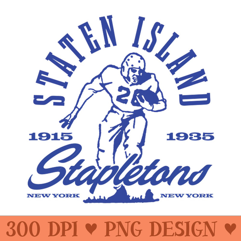 Staten Island Stapletons - Sublimation PNG Designs - Latest Updates