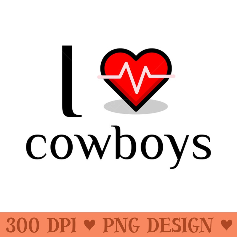 I heart cowboys - - Unique