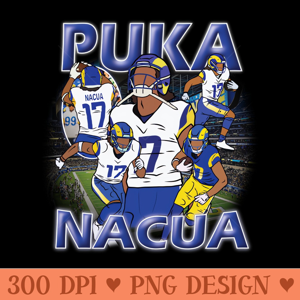 Puka Nacua Vintage - Digital PNG Download - Unique