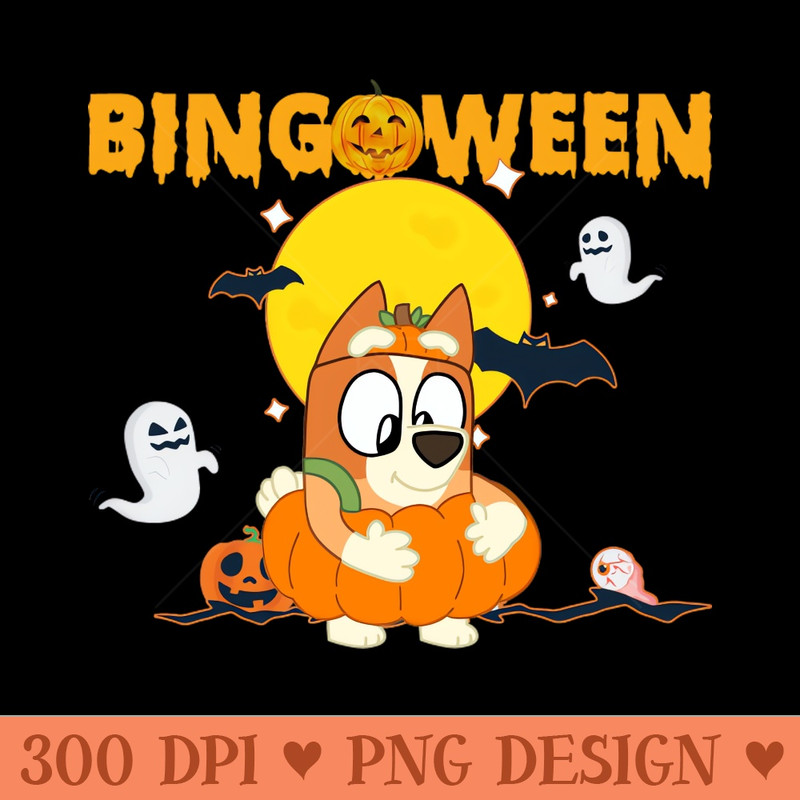 BINGOWEEN - Sublimation PNG Designs - Professional Design
