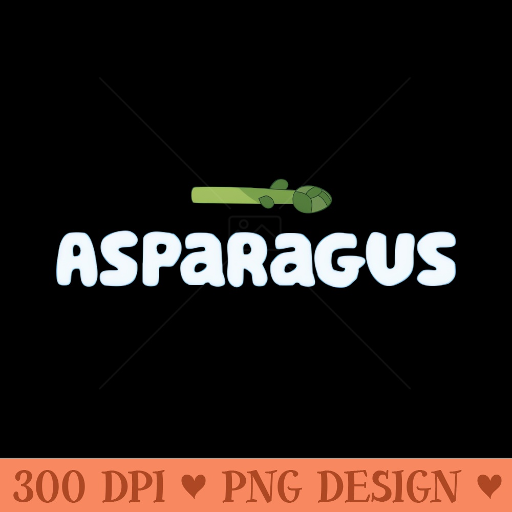Bluey - Asparagus - PNG Illustrations - Popularity