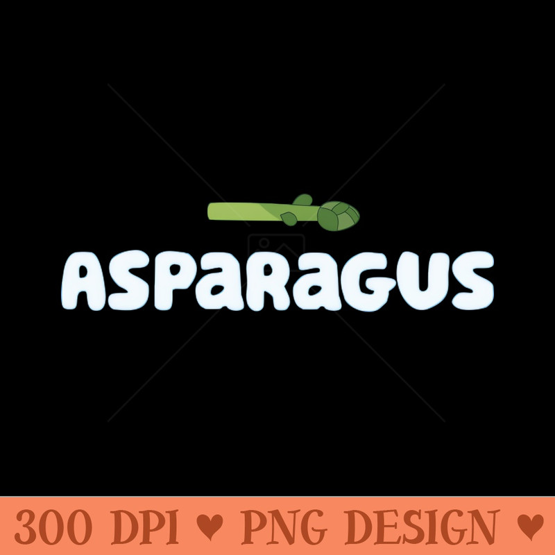 Bluey - Asparagus - PNG Illustrations - Popularity