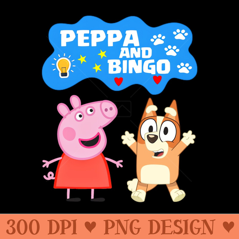 peppa and bingo - Downloadable PNG - Latest Updates