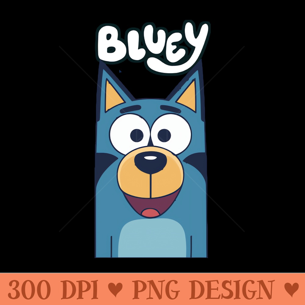 Bluey - PNG Illustrations - Unique