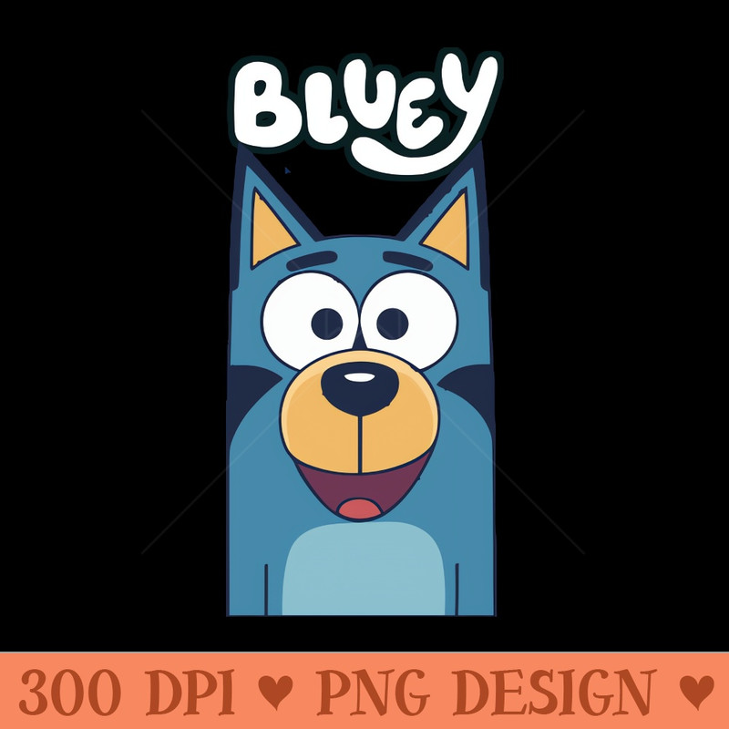 Bluey - PNG Illustrations - Unique