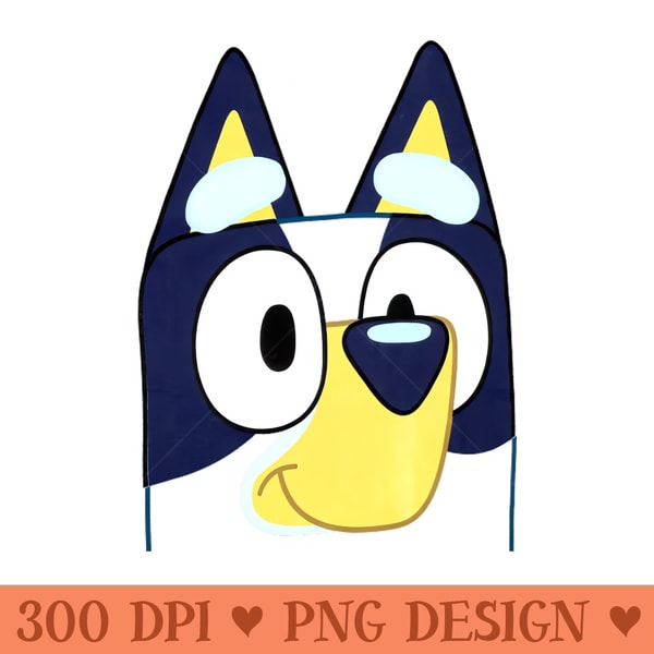 Face Bluey - PNG Illustrations - Latest Updates