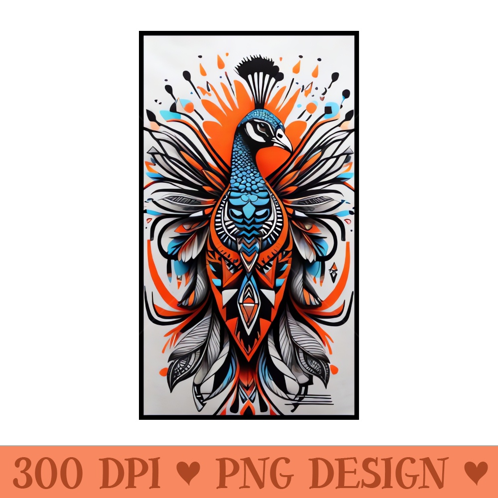 Peacock Perfection - Downloadable PNG - Popularity