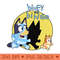 run bluey and bingo - Download PNG Graphics - High Quality 300 DPI