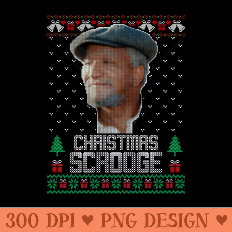Christmas Scrooge - Sanford and Son - Digital PNG Graphics - Popularity