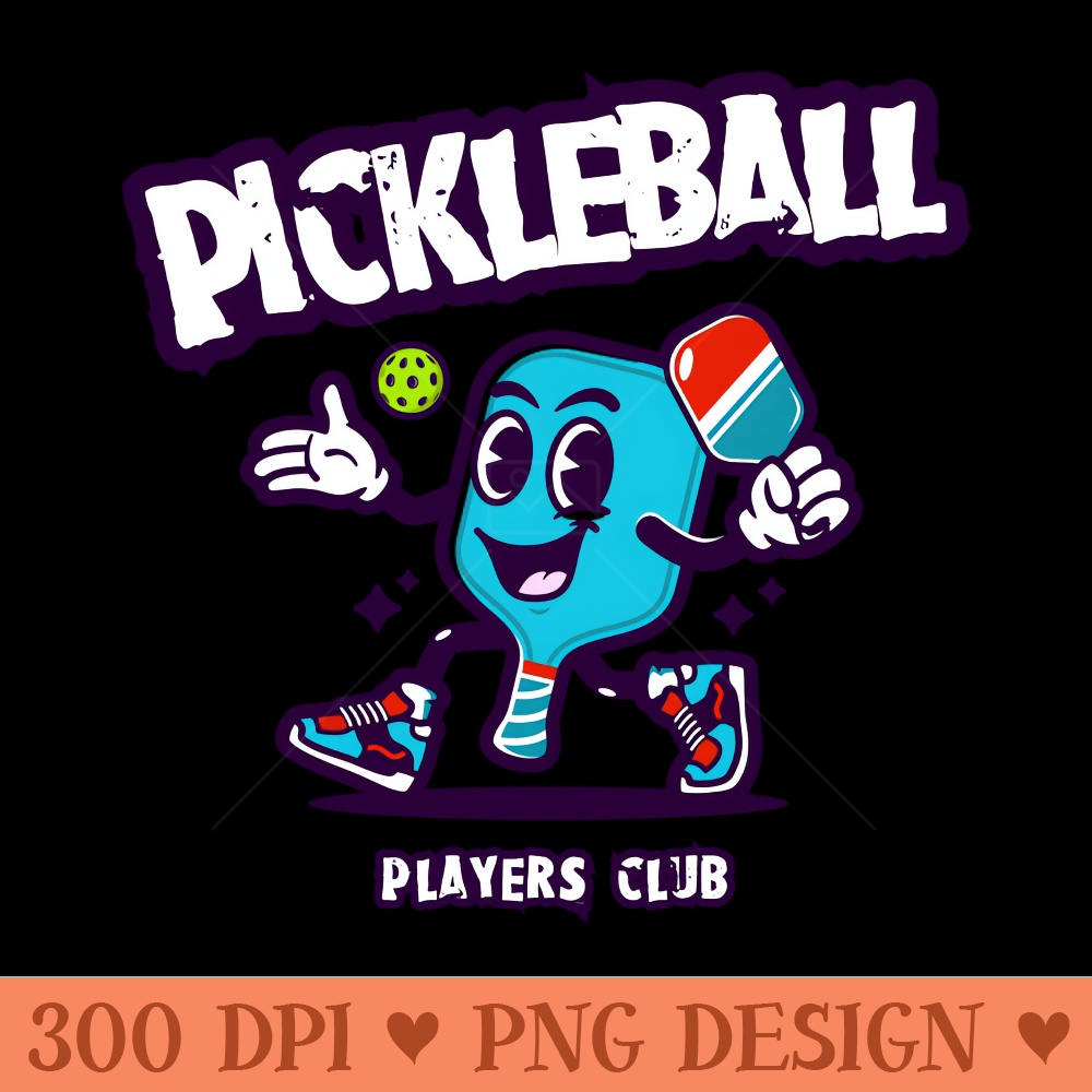 Pickleball Players Club - Download PNG Graphics - Popularity