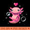 Cute Axolotl Pixel art - Sublimation PNG - Convenience