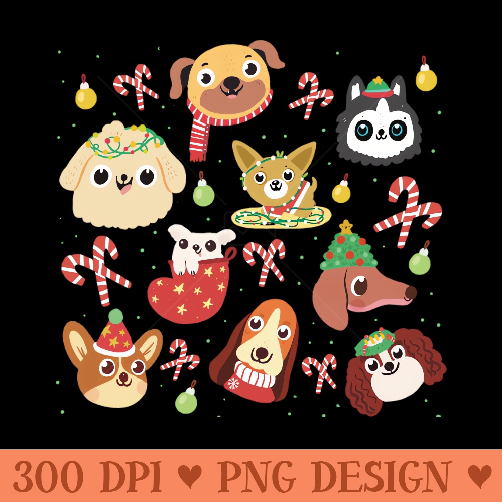 Xnas puppies - PNG Design Downloads - Popularity