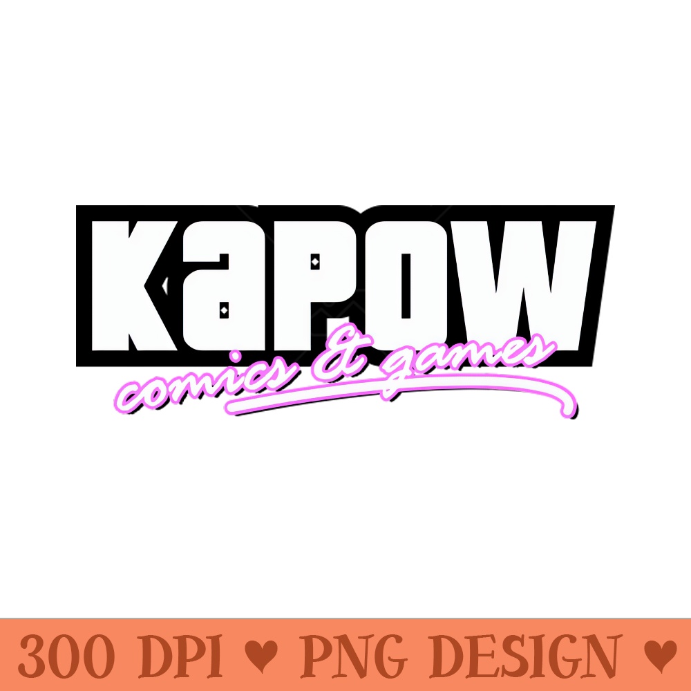 Kapow Comics VC - Sublimation PNG - Variety