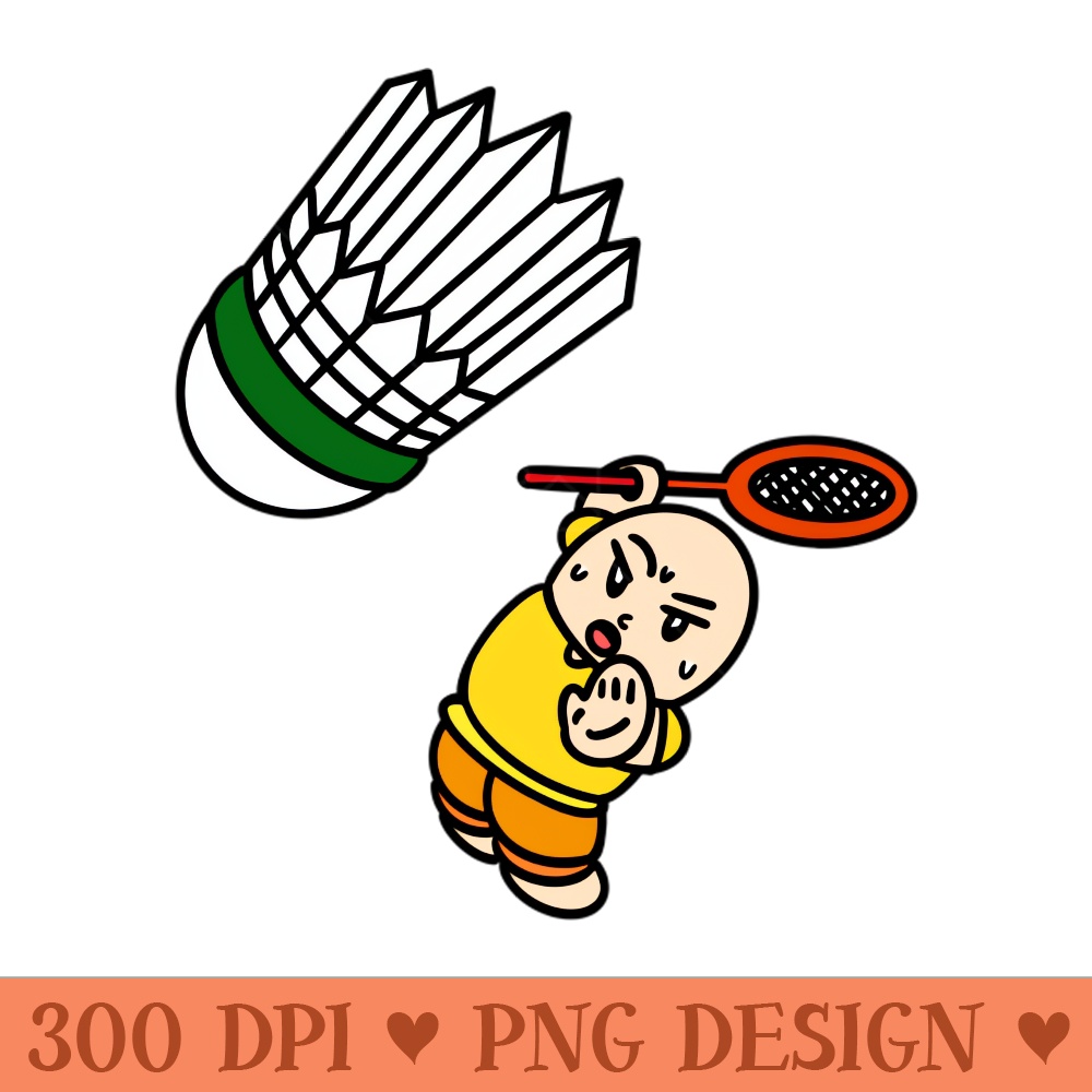 Aim for badminton smash - Instant PNG Download - High Quality 300 DPI
