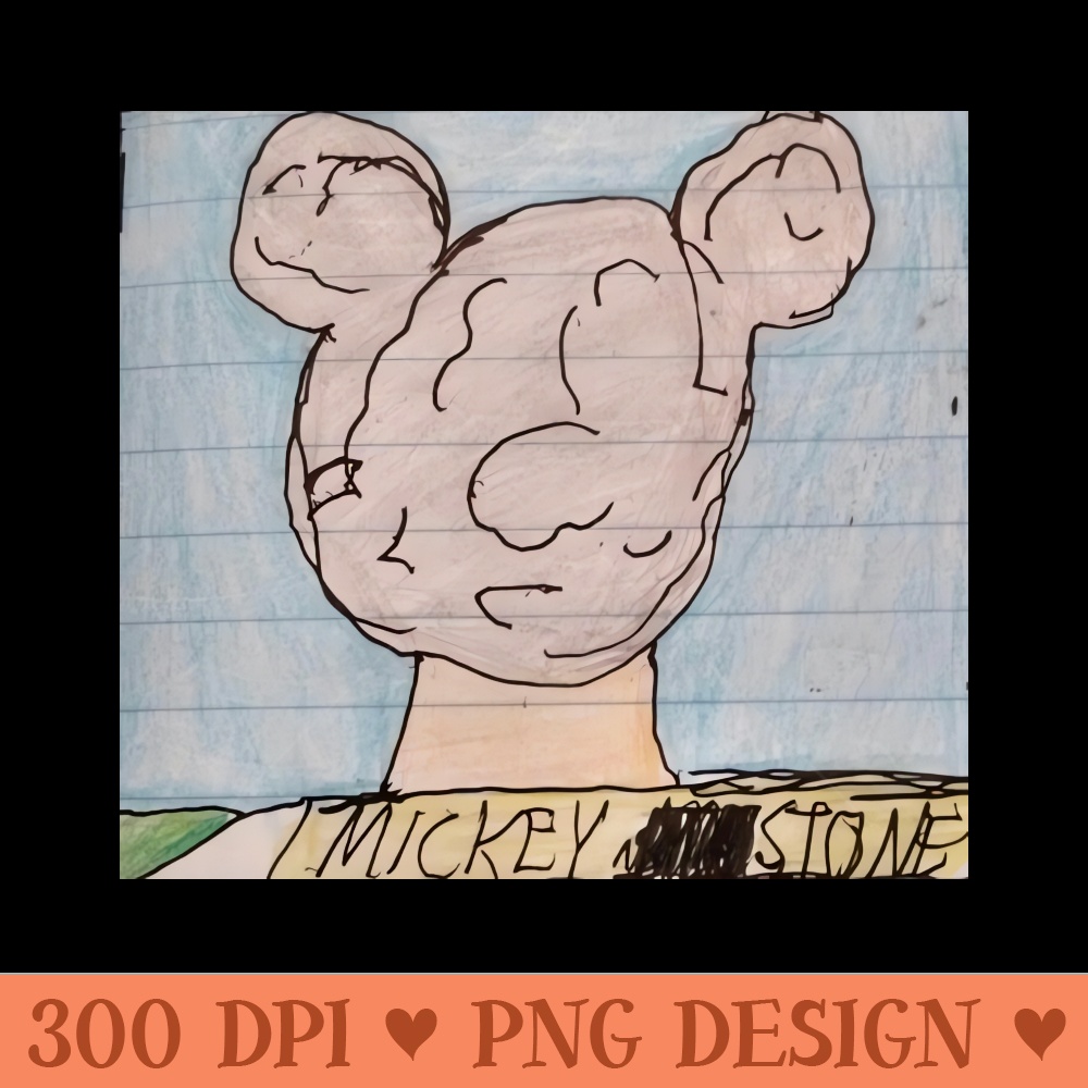 Mickey Stone - Digital PNG Art - Variety