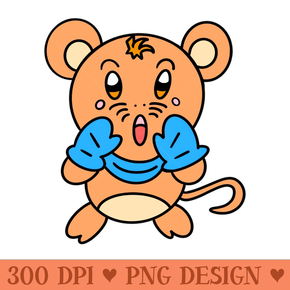 Kawaii cartoon mouse - PNG Download Bundle - Good Value