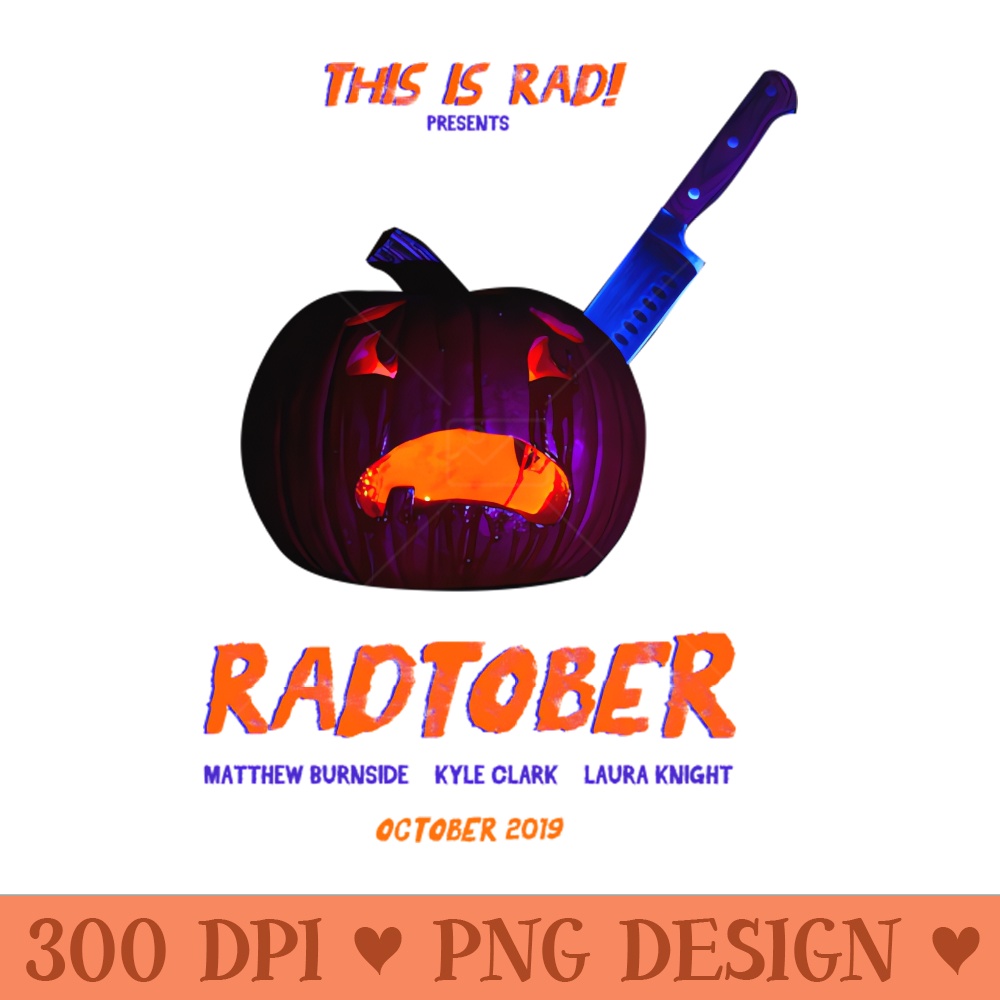 Radtober 2019 Merch - PNG Artwork - Latest Updates