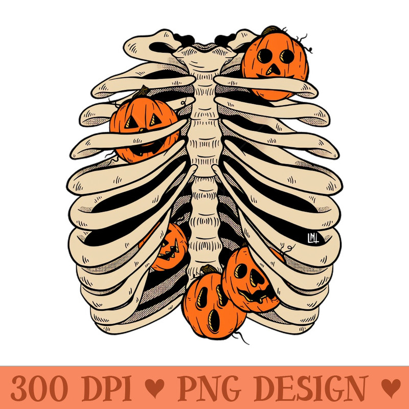 Halloween Couple Pumpkin Guts - PNG Artwork - Professional Design