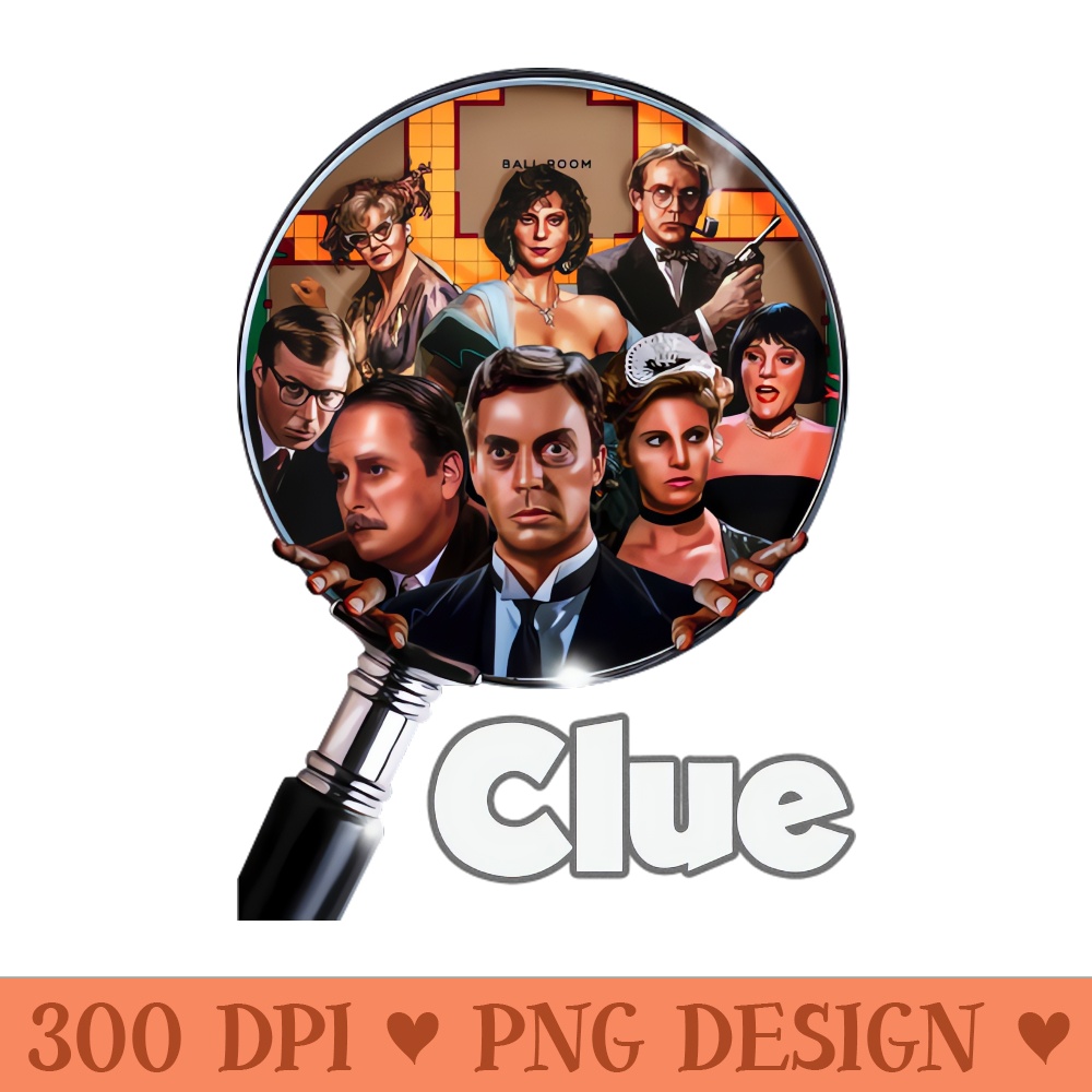 The Squad Clue Movie - PNG Downloadable Art - Customer Support