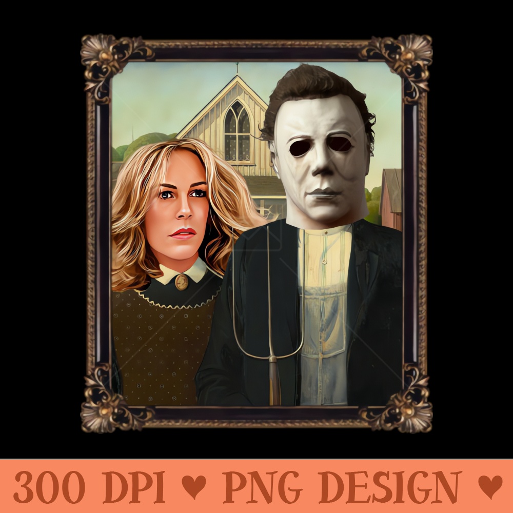 Halloween - Michael Myers and Laurie Strode - PNG Image Downloads - Convenience