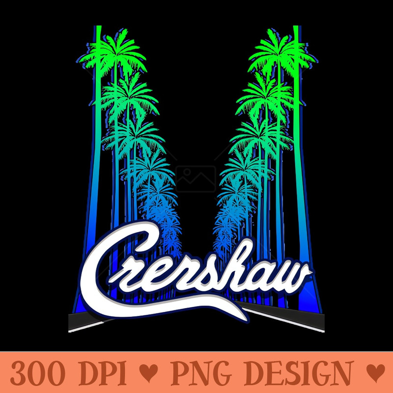 Crenshaw Logo - Digital PNG Download - Popularity