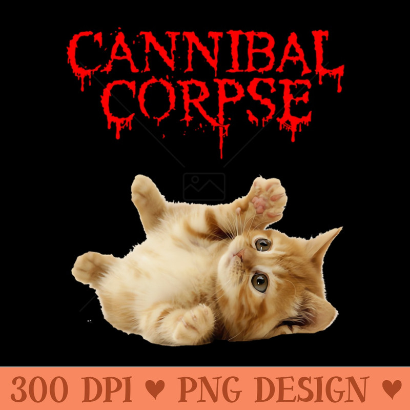 Cannibal Corpse - High Quality PNG - High Quality 300 DPI