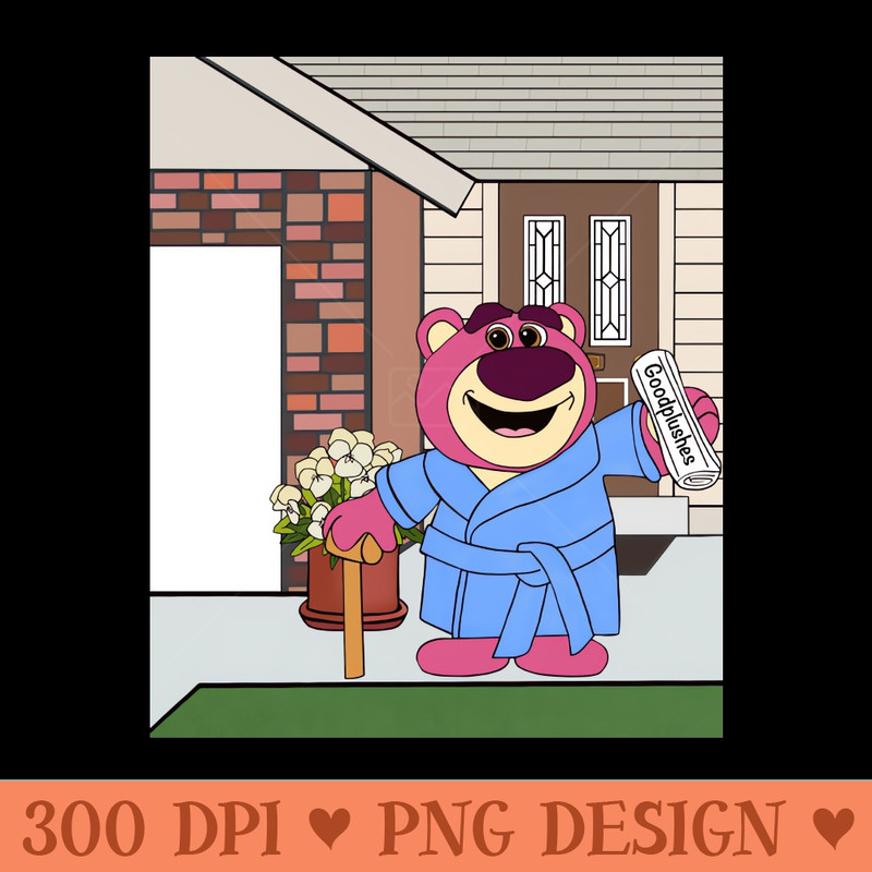 Henry Hill Bear aka Goodplushes - Sublimation PNG - Good Value