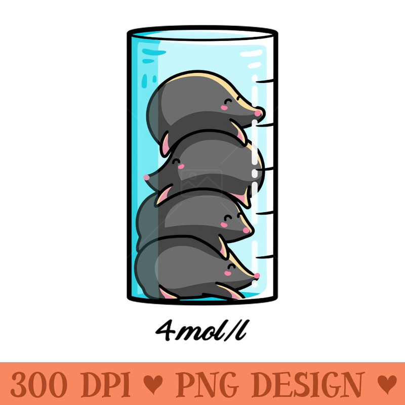 4 Moles Per Litre Chemistry Science Joke - PNG File Download - Popularity