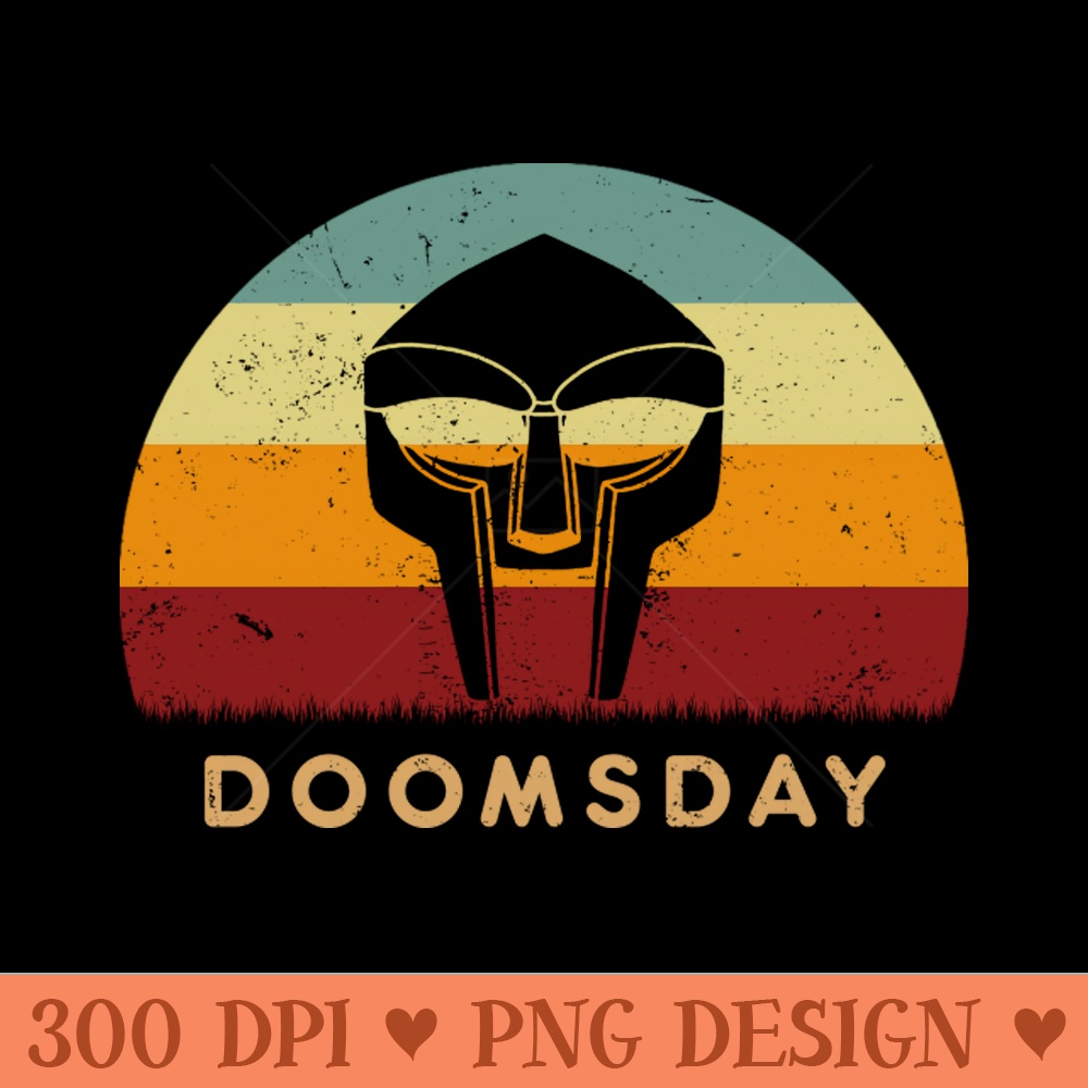 Retro Sunset - MF Doom Doomsday - PNG Clipart - Good Value