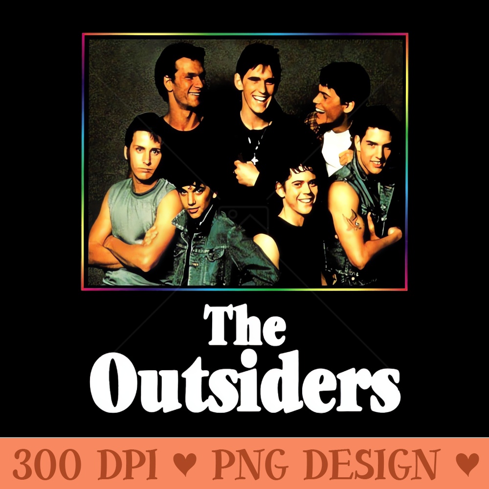 The Outsiders Movie - PNG Printables - Popularity