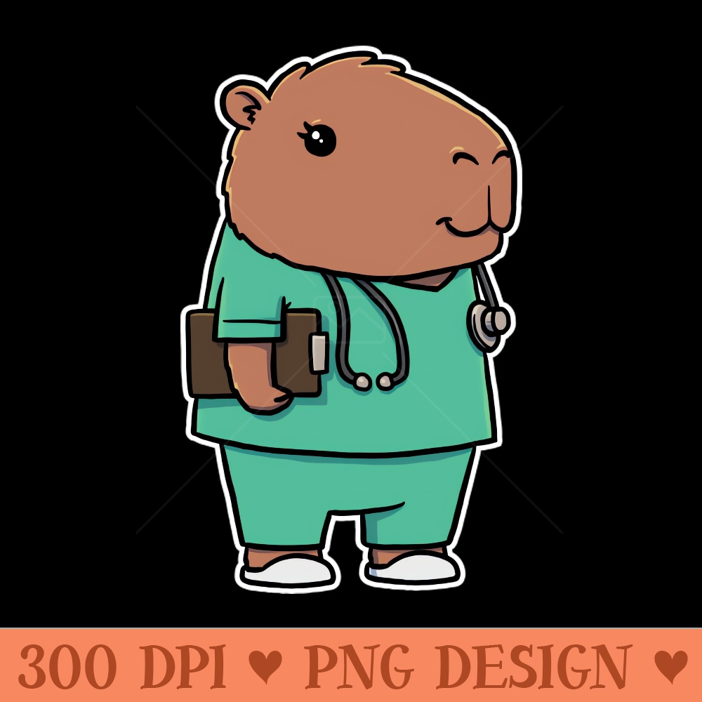 Nurse Capybara - PNG Download Library - Popularity