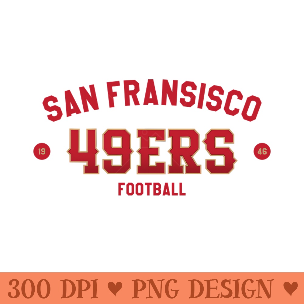 San fransisco Football - PNG Download Collection - High Quality 300 DPI